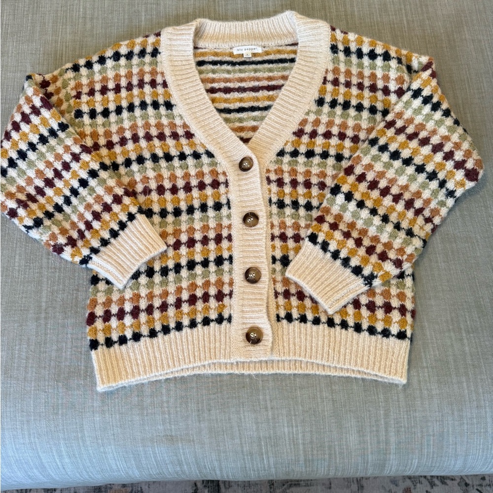 Blu Pepper Oversized Cardigan